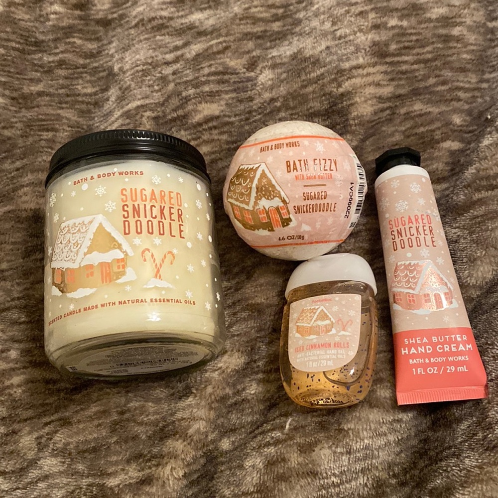 Sugared Snickerdoodle Bath And Body Works Bundle‎ Christmas Holiday